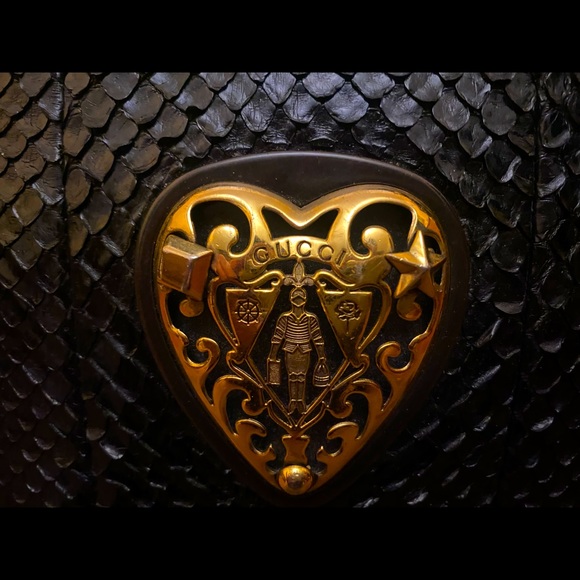 Gucci Python Black Babouska Handbag- Limited Edition - Picture 3 of 9